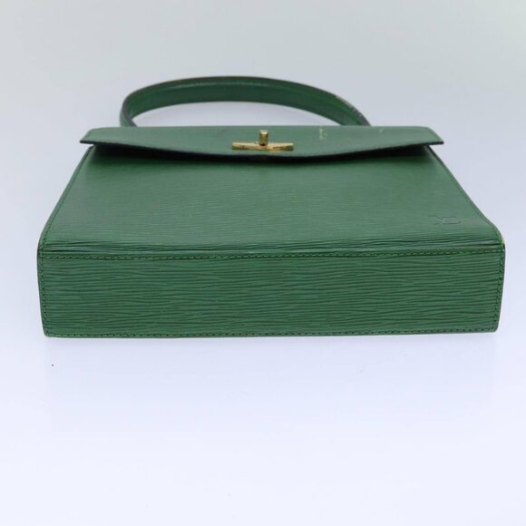 LOUIS VUITTON Epi Malesherbes Hand Bag Green - Picture 14 of 16